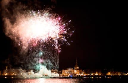 Vuurwerk drierivierenpunt Dordtse Decemberdagen